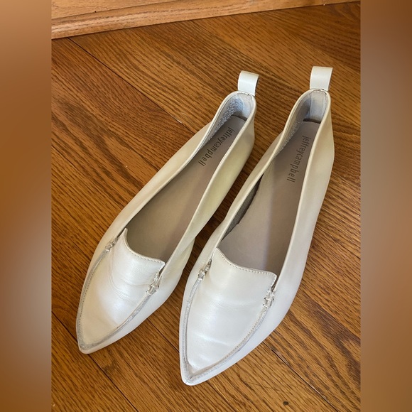 Jeffrey Campbell White Smoking Flat Vionnet Pointed Toe Wmn’s sz 8.5 - Picture 4 of 8